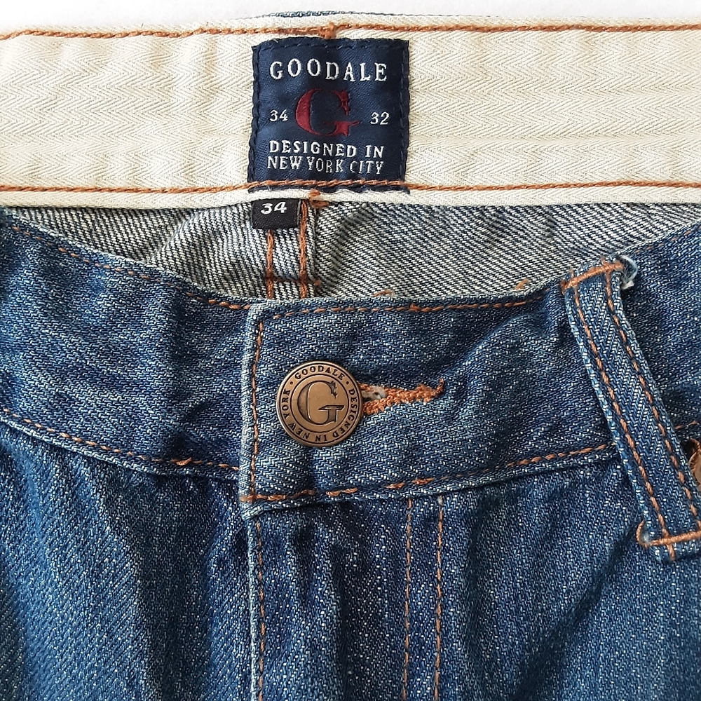 Men's Blue Denim Jeans - Picture 3 of 9